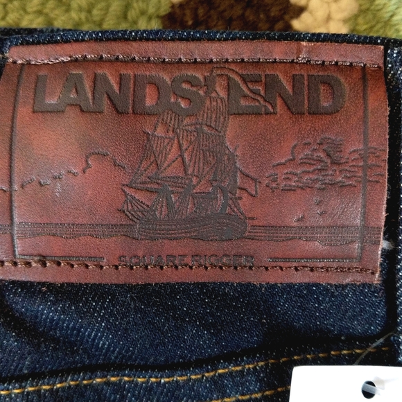 NWT Lands End Square Rigger Jeans - Picture 2 of 10